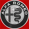 logo Alfa Romeo Enfermos con fondo rojo