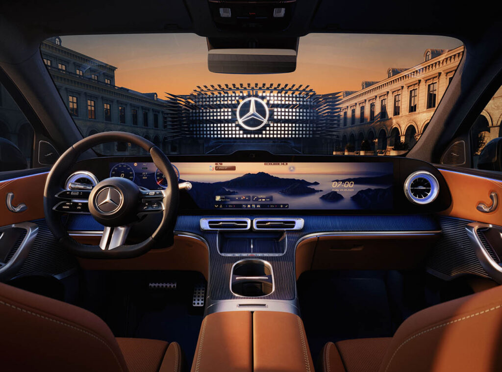 Nuevo Mercedes GLC eléctrico. MBUX Hyperscreen